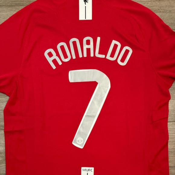 Manchester United Jersey Retro Ronaldo#7 Long Sleeve - Picture 7 of 10